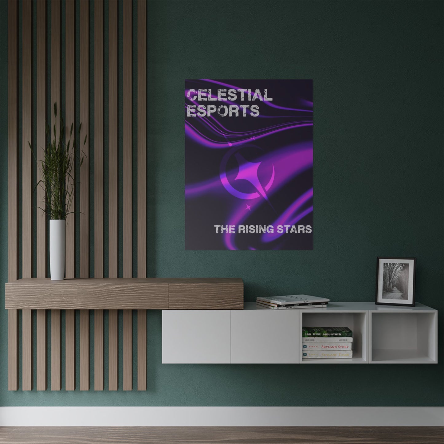 Celestial Esports Satin Poster