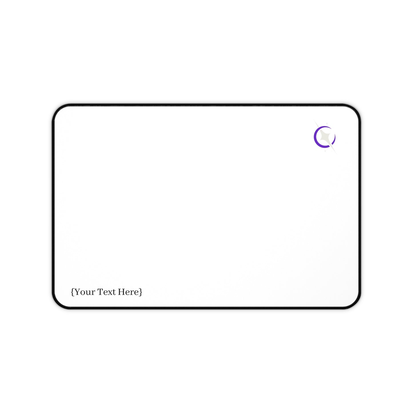 White Celestial Desk Mat/Mouse Pad