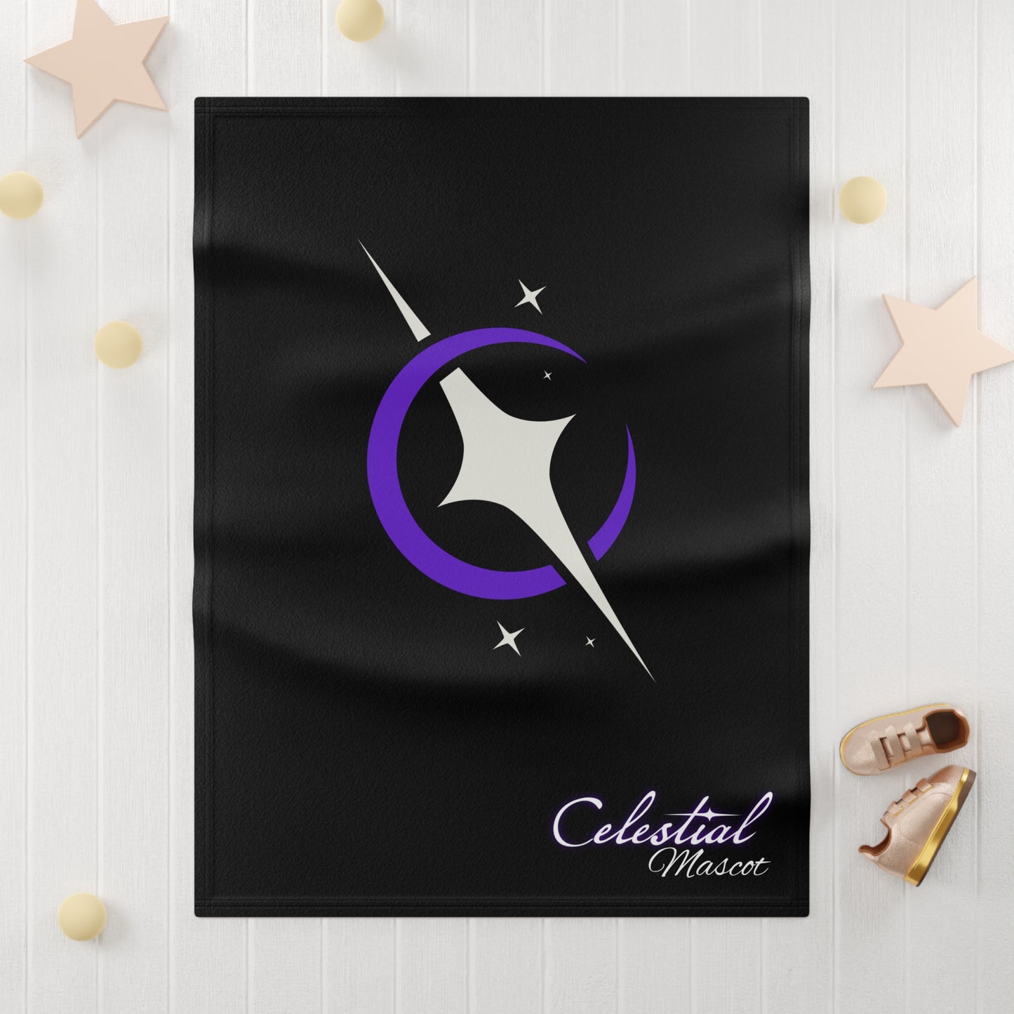 Celestial Mascot Baby Fleece Blanket